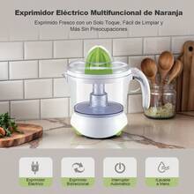Exprimidor Eléctrico Multifuncional para Citricos - Naranja Limón Lima, Separador de Pulpa y Jugo, Portátil para Hogar, 2 Colores Aleatorios, Regalo Ideal - Tipo de Enchufe A USA (110-127V) - Ver 5