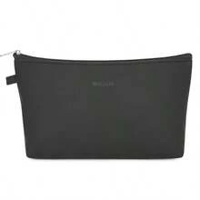 Cosmetic Bag Women Bag Organizer Pouch Purse Resistant Black - 純黑色 + 小號 - 查看 1