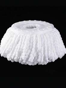 3个拖把替换头和2个擦洗刷头，适用于O Cedar旋转拖把单槽系统的拖把替换头，超细纤维旋转拖把替换装和地板擦洗拖把替换装 - 彩色 - 查看 11