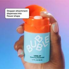 Bubble Skincare LevelUp Gel Face Moisturizer For Oily Skin - Balancing + Hydrating Face Lotion With Niacinamide + Zinc To Improve Texture + Reduce Shine - Daily Lightweight Facial Moisturizer (50ml) - 薄荷藍 - 查看 2