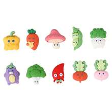 5/10件套蔬菜冰箱贴 - 可爱创意装饰磁贴，适用于厨房、办公室白板、储物柜和洗碗机，个性化冰箱贴，厨房装饰，家居装饰，情人节礼物，送给亲朋好友的礼物 - 彩色 - 查看 5