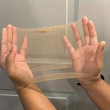 Tapa de peluca HD al por mayor de alta calidad, redecilla de cabello transparente HD, tapa de peluca de encaje elástico de nailon para mujeres y hombres, color marrón claro