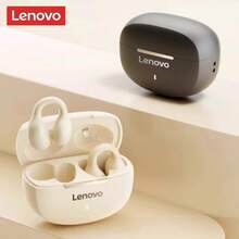 Lenovo EA420 Bluetooth Wireless Earbuds TWS U-Shaped Ear Clip Type Earphone Bluetooth 5.4 Touch Control Long Battery Life With Mic - Black - View 6