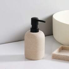 1 Bình đựng nước rửa tay, sữa tắm và nước rửa chén bằng thạch anh 350ml thanh lịch - Chất liệu đá, độc lập, không cần điện, bình đựng chất lỏng có thể nạp lại cho phòng tắm và nhà bếp, phụ kiện phòng tắm - Nhiều màu - Xem 10