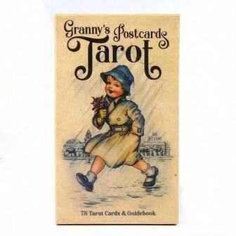 78 Cards Granny's Postcards Card Game For Fortune Telling And Parties Games Perfect For Meditation & Self-Reflection Christmas Halloween Thanksgiving Gifts