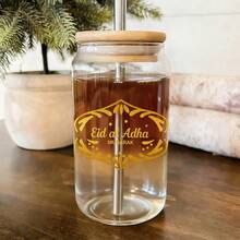 1/3pcs Glass Sticker Golden Eid Ramadhan Design DIY Ceramic Mug Glass Bottle Waterproof Decal Islamic Holiday Party Favor Vinyl Beautification Sticker