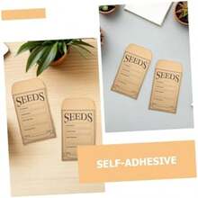 Gadpiparty 50 Piezas Mini Envelopes Self-sealing Seed Storage Packets For Small Items Beans Coins Jewelry(default) - Multicolor - Ver 4