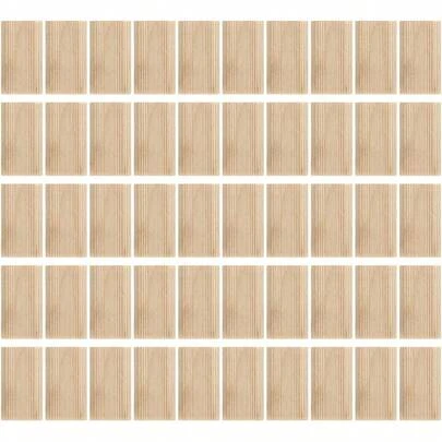 50 Piezas Espigas Haya 8x40 mm para Ensamblaje Muebles Carpintería Dominóón Madera Proyectos