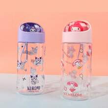 MINISO Sanrio My Melody X Kemeng Space Cup 500mL PC Material Shatter-Resistant Water Cup Cute Printed Portable Tumbler -LP Version (1 PC) - Pink - View 2