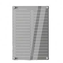 Hot Selling Acrylic Planner Fridge Dry Erase Board Transparent Magnetic To-Do List Whiteboard Fridge Magnet - 無色 - 查看 5