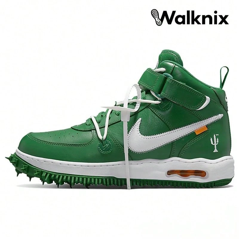X Nike Air Force 1 Mid SP Leather 'Pine Green' Sneakers Men DR0500-300 - 彩色 - 查看 1