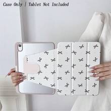 1 Pc Folio Tablet Case With Pen Holder Compatible With IPad 10.9/10.2/ Air 5th Gen/Pro11/10th/9.7/Air 2/IPad (7th Gen)/ IPad (8th Gen)/IPad Air 4/5/IPad Pro 11/IPad 10th Generation 10.9-Inch 2022 Smart Case/IPad Air 13(M3 2025)/IPad Air 11(M3 2025)/IPad Air 11(M3 2025)/IPad 11(A16 2025), Auto Sleep/Wake Function - Multicolor - View 2