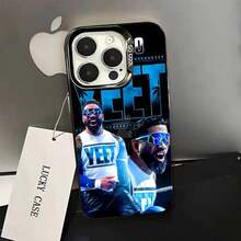 Funda de teléfono J-Jey Uso YEET para 17,16,15,14,13,12,11,Pro,Max,Plus, cubierta mate negra a prueba de golpes - z4 - Ver 6