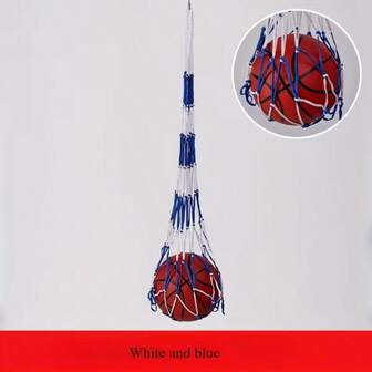 1pc Large Ball Bag, Multi-Color Football, Basketball And Volleyball Storage Net Bag, Portable Multi-Net Bag - For Outdoor Sports Use