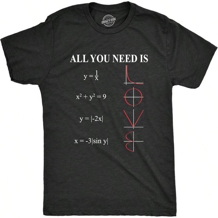 playera divertida para hombre con texto en ingls All You Need is Love - M - Añade 1