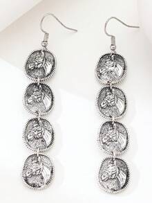 1件男士极简西部牛仔风格欧美跨界朋克耳环 - 耳飾 - 查看 13