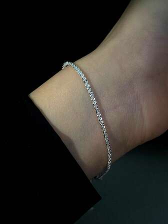 1pc Men's Hip-Hop Style Bracelet, Classic Daily Wear Wrist Accessory