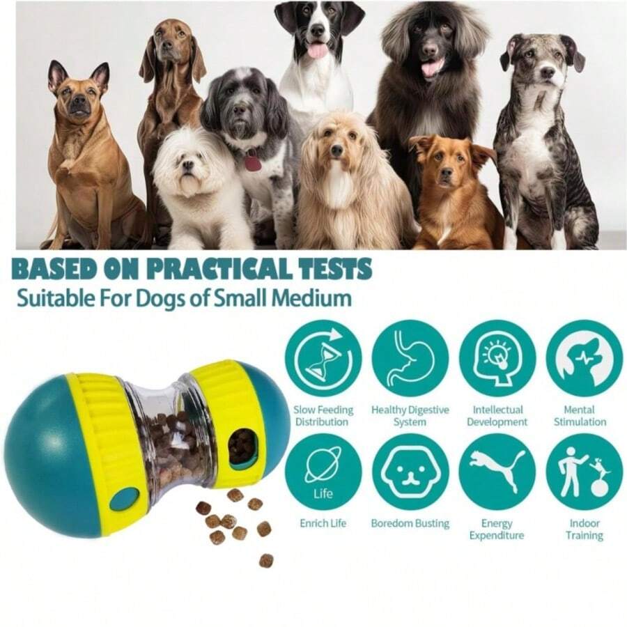 Dog Puzzles,Slow Food Toys For Cognitive Enrichment And Mental Stimulation, Training Toy With Materials And Adjustable Openings, Promotes Digestive Health, Combines Feeding And Play - 200ml - 查看 1