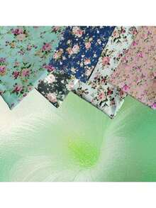 DIY Fabric, For Patchwork, Quilting, DIY Crafts, Precut Floral Design - Multicolor - View 11