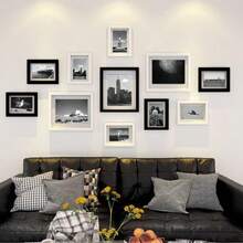 1 pieza Marco para colgar en la pared, enmarcado de pintura al óleo en papel acuarela y boceto, marco de pintura