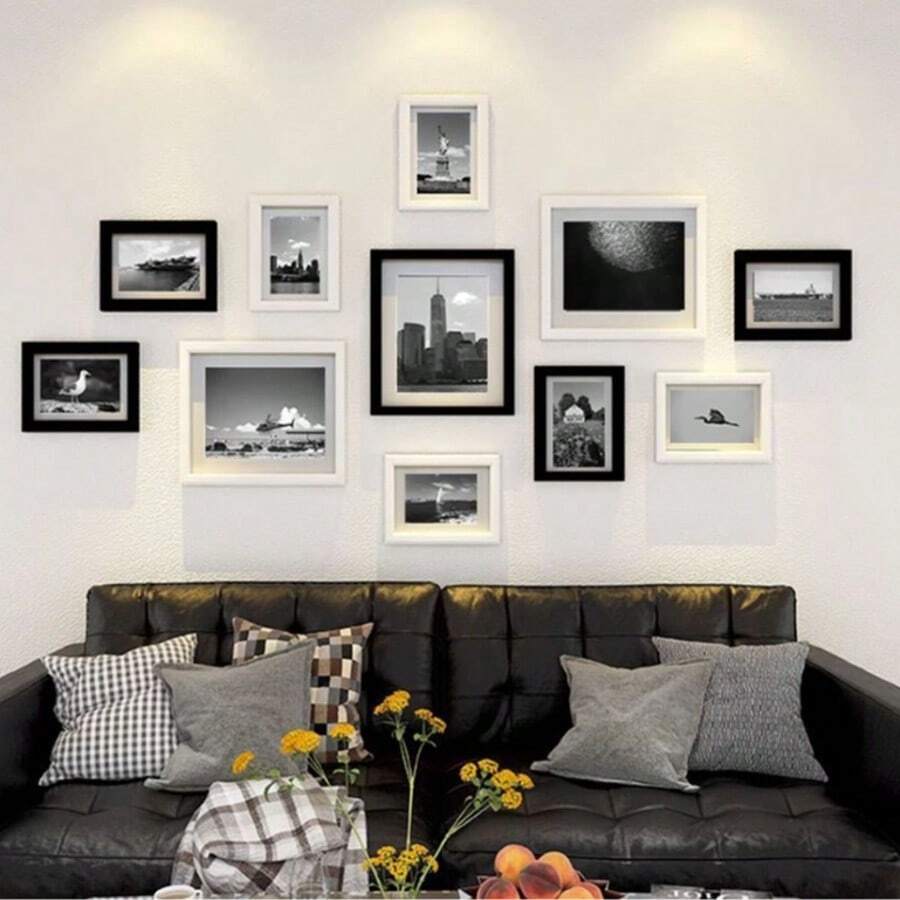 1 pieza Marco para colgar en la pared, enmarcado de pintura al óleo en papel acuarela y boceto, marco de pintura