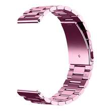 OcioDual Lieferung innerhalb von 24/48 Stunden. Uhrenarmband, Edelstahlarmband, rosa, Smartwatch-Armband, Herrenuhr, Damen-Smartwatch, Herren-Armband, Damen-Armband, universeller Schnellverschluss - Pink - Übersicht 1