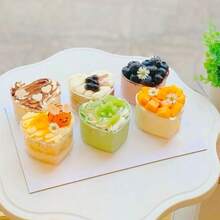 5/10个装透明甜点盒，适用于熟食，防油牛皮纸材质，白色/粉色牛皮纸烘焙食品盒，非常适合盛放饼干、马卡龙、蛋糕、三明治等，是婚礼、派对和特殊场合的理想之选。