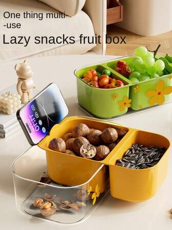 1-Piece Set Of Vegetable Drain Basket, Fruit Basket, Drain Basket, Double-Layer Design, Suitable For Living Room, Kitchen, Summer Beach Parties, Food Storage, Camping, Tidying Up, Room Decoration, Kitchen Small Tools