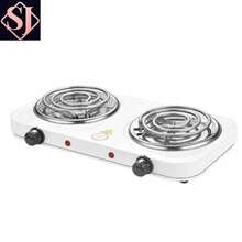 Estufa eléctrica de doble cabezal para uso doméstico (colores aleatorios) - Tipo de Enchufe A USA (110-127V) - Ver 3