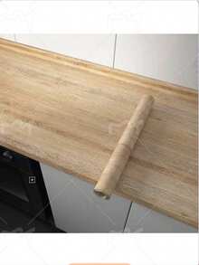 1pc PVC Vinyl Wallpaper Marble Wallpaper Waterproof Self-Adhesive Wardrobe Kitchen Furniture Wall Paper Living Room Decoration - Light Grey - View 1