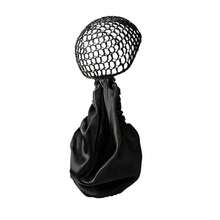 2-In-1 Rolled Edge Sleep Cap, Mesh Brim Satin Sleep Cap, Stretchy Wide Brim Hair Band Cap, Women Home Use Headscarf Cap - 20Inch - View 9