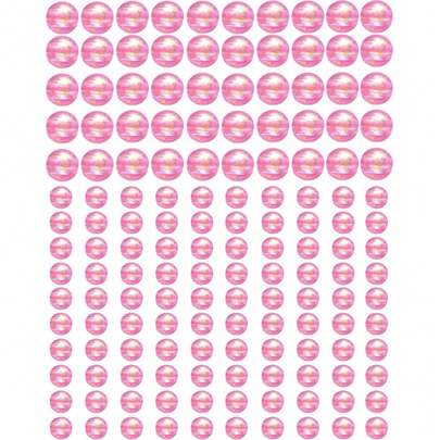 Nuevo- Cuentas de pesca, línea de pesca, cebo con destellos de colores, juego de aparejos de pesca con flotador redondo de 6/8 mm para agua salada y agua dulce