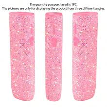 1pc Luxury Rhinestone Studded Protective Case Designed Specifically For IQOS ILUMA I ONE, Featuring Over 8,000 Crystals By Designer Jack Pang, Providing A Glamorous Sparkling Effect, Suitable As A Gift For Dad, Mom, Girlfriend, Boyfriend, Lover And Friends, Compatible With IQOS ILUMA I ONE & ILUMA ONE Accessories - Multicolor - View 30