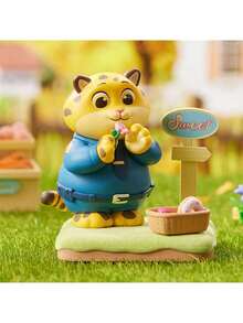 Miniso 名创优品 1个疯狂动物城秋季庄园系列盲盒人偶，随机款式收藏装饰玩具，理想的生日礼物，可作桌面展示盒摆件 - 彩色 - 查看 2