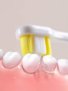 1pc Animal Shaped Children's Toothbrush - Infant Toothbrush, 0-3 Years Old Baby Toothbrush, 3-6 Years Old Toddler, Boys & Girls Soft Bristle Toothbrush, Cartoon Cute Ultra Soft - Multicolor - View 4