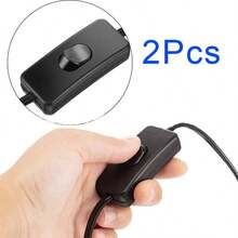 2个灯具电源线翘板开关，控制LED灯接线电开关