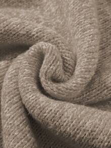 女士无袖高领随机花卉图案针织背心，适合日常穿着、旅行、返校、派对、机场、乡村音乐节、生日派对、圣诞节、新年等场合。 - 紅咖 - 查看 6