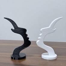 2pcs Minimalist Human Figure Eyeglass Holder, 3D Printed Side Eyeglasses Stand, Interesting & Practical Desk Decor Line Art Ornament - Multicolor - View 5