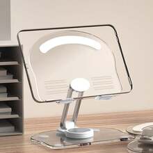 360 Degree Rotating Mobile Tablet Stand, Adjustable Tablet Holder-Adjustable Foldable Desktop Table Holder Base,Multi-Angle, Non-Slip Silicone Base,Portable Stand Desk(Pink) Compatible With, Android Phone, Birthday, Family, Friends Phone Holder Phone Stand Phone Accessories - 白色 - 查看 6