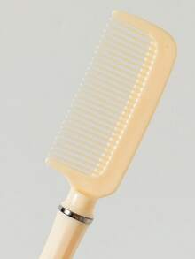 4pcs Set Of Milky Yellow Combs, Straight Comb, Cushion Comb, Curling Comb And Ringlet Comb, Suitable For All Hair Types, Gift - Multicolor - View 5