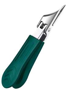 符合人体工学的加厚指甲及趾甲护理工具 - 不锈钢精密修剪器，采用超细斜角设计、安全防护罩和柔软手柄，适合老年人使用，是圣诞节和新年礼物的理想之选。