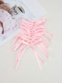 5 件/10 件丝带蝴蝶结 DIY 工艺品配件、节日礼品包装、派对装饰蝴蝶结、鲜花包装缎带蝴蝶结