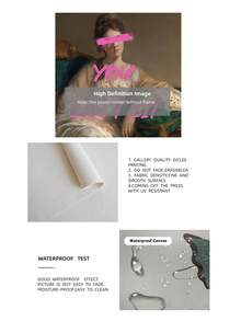 1 pezzo Stampa artistica da parete senza cornice "Non puoi sederti con noi", stampa artistica ispirata a una citazione, arte da galleria dal design retrò divertente, cartellone moderno classico per la camera da letto, regalo per la migliore amica, decorazione allegra per la stanza - Multicolore - Visualizzare 9
