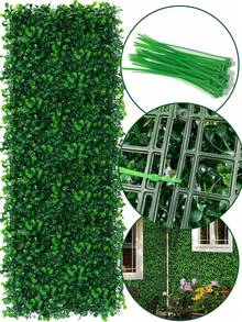 MEHELANY 100/50 Pieces Green Self-Locking Cable Ties, Plastic Cable Ties, High Temperature Resistant, Detachable, Plant Fixing Straps, For Party Supplies, Wedding Backdrop Walls, Bouquets, Arch Bouquet Making Supplies, High Temperature Resistant, Home, Birthday, Graduation Ceremony - Multicolor - View 1