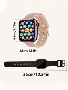 Women's Smart Watch, High-Definition Touchscreen, Multiple Sports Modes, Information Reminder, Music Playback, Weather Display, Wireless Two-Way Finder, 200mAh Large Capacity Battery - Pink - View 4