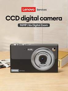 Lenovo 联想 XJ22 CCD 数码相机，1000mAh 电池，16 倍光学变焦，高清拍摄，支持 32GB 存储卡，自动对焦，入门级照片和视频相机，便携式相机，时尚相机，适用于旅行、街拍、家庭、圣诞节、生日派对等各种摄影场景，是送给家人的理想礼物。 - 黑色 - 查看 13