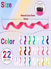 5/10 piezas Extensiones de pelo blancas con clips, 20 pulgadas de largo, rizado y ondulado, extensiones sintéticas con clips para Halloween, cosplay, fiesta de disfraces, Navidad, Año Nuevo, regalo para mujeres y niñas (blanco y negro) - Blanco - Ver 3