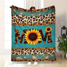 Give A Blanket As A Gift To The Most Beautiful And Charming Mother,Super Soft Flannel Printed  Blanket,As Birthday Gifts, Family, Wedding, Souvenir Blankets, Polyester Blankets Suitable For All Seasons, Washable, Machine Washable, Lightweight, Breathable, Comfortable, Warm, Unique, 280gsm For Him, Her Personalized Ideal Gifts For Her,  Family, Perfect Nap, Camping, Travel, Home, Daily Life, Office Decoration, Birthday, Anniversary, Valentine's Day, Thanksgiving, Christmas, Halloween, Mother's Day,  Wedding, New Year Gifts ,Sofa,Bed,Car,Bedroom,Living Room,Office,  Outdoor Camping, Beach,Wall Decoration - 多色5 - 查看 1