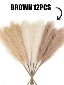 48/24 Pcs - Artificial Cattail, Deep Purple, Boho Decor, Fake Reeds, Tall & Fluffy, Artificial Flowers, Suitable For Autumn Vase Filler, Farmhouse Home Kitchen Boho Decor, Room Decor, Wedding Party Decor, Valentine's Day, Graduation Gift, Autumn Decor, Fall, Artificial Plants - Multicolor - View 14