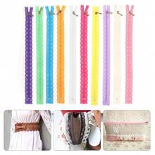 Cremalleras de Nylon para Costura, 10 Piezas, 30 x 2, Accesorios de Vestir para Bricolaje, Sastre Artesanal, Bolsa, Cama, Vestido de Novia - 1 - Ver 6